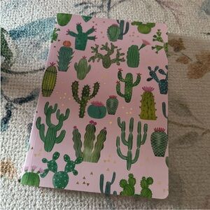 Pink Cactus Patterned Notebook